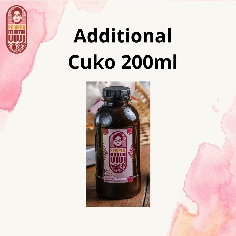 

Cuko 200ml (Tambahan)