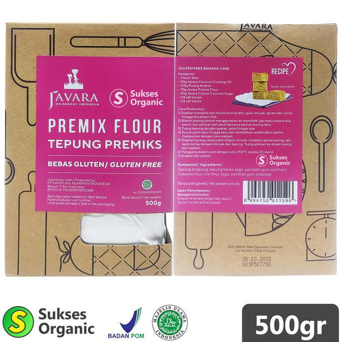 

BAYAR DITEMPAT Tepung Gluten Free Flour Multi Purpose Mix Javara 500gr