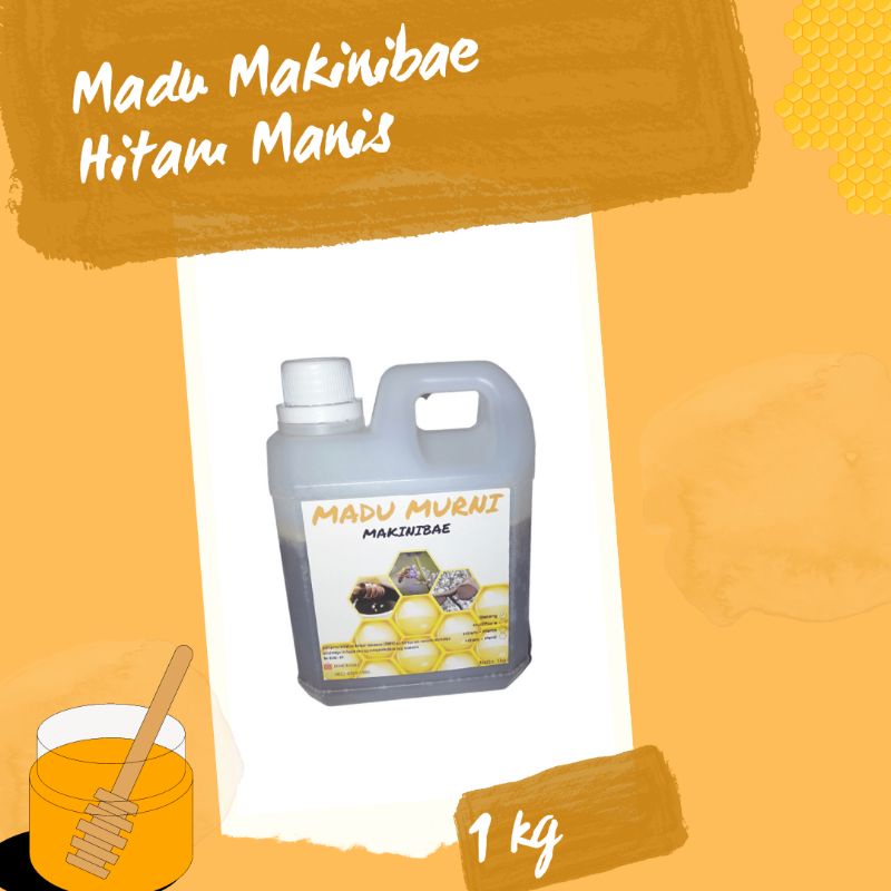 

Madu Murni Makinibae Hitam Manis 1kg