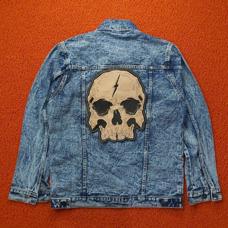 BACKPATCH BORDIR / EMBLEM  BESAR TENGKORAK BEST QUALITY