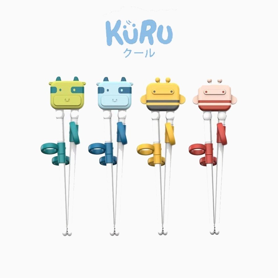 KURU Kids Learning Chopstick | Sumpit Belajar Bayi Anak Premium CS1