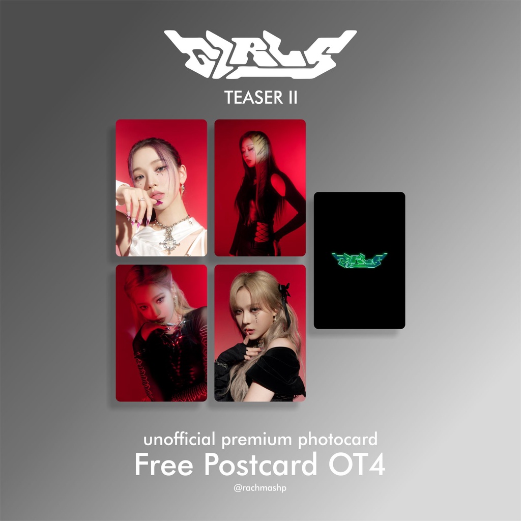 PHOTOCARD/PC GIRLS Teaser Aespa II - Unofficial