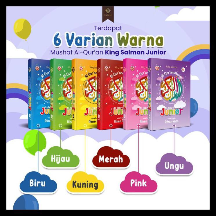 Buku Religi/Buku Spiritual Custom Nama - Al-Quran Hafalan Anak Edisi Junior | Bonus Juz Amma - Merah