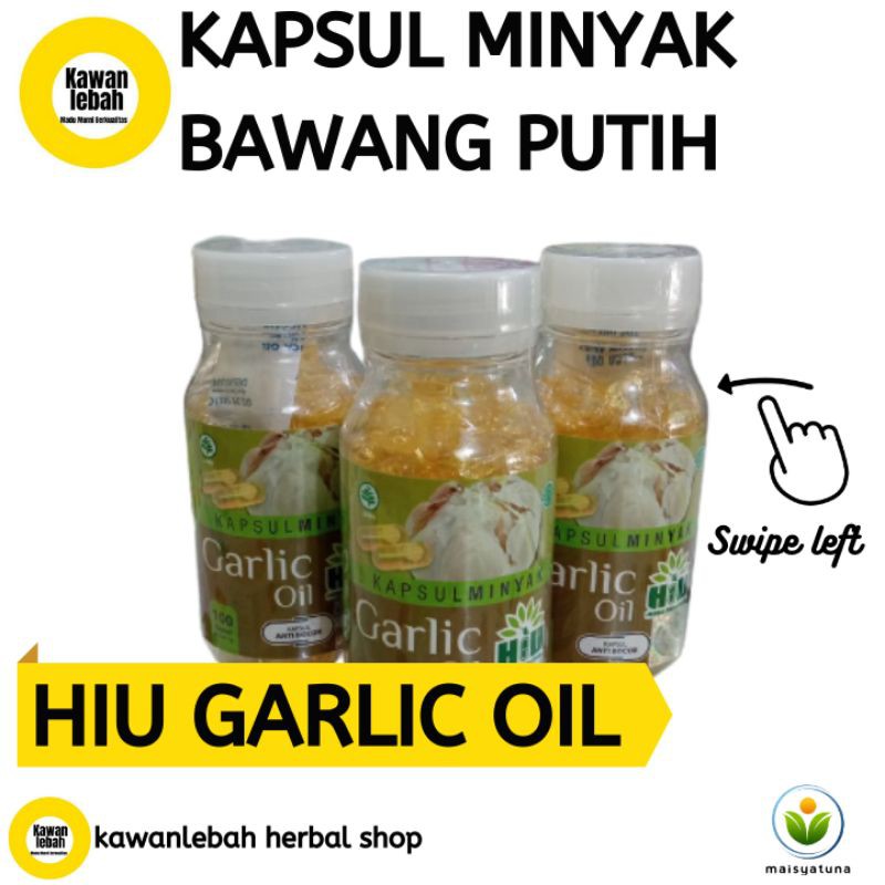 

GARLIC OIL 100 KAPSUL | MINYAK BAWANG PUTIH | HERBAL INDO UTAMA |