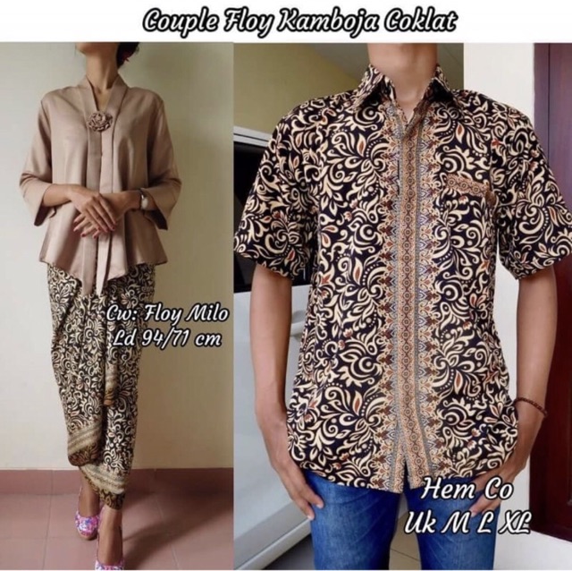 KEBAYA FLOY COUPLE / KEBAYA FLOY / KEBAYA KARTINI / KEBAYA COUPLE / KEBAYA KONDANGAN