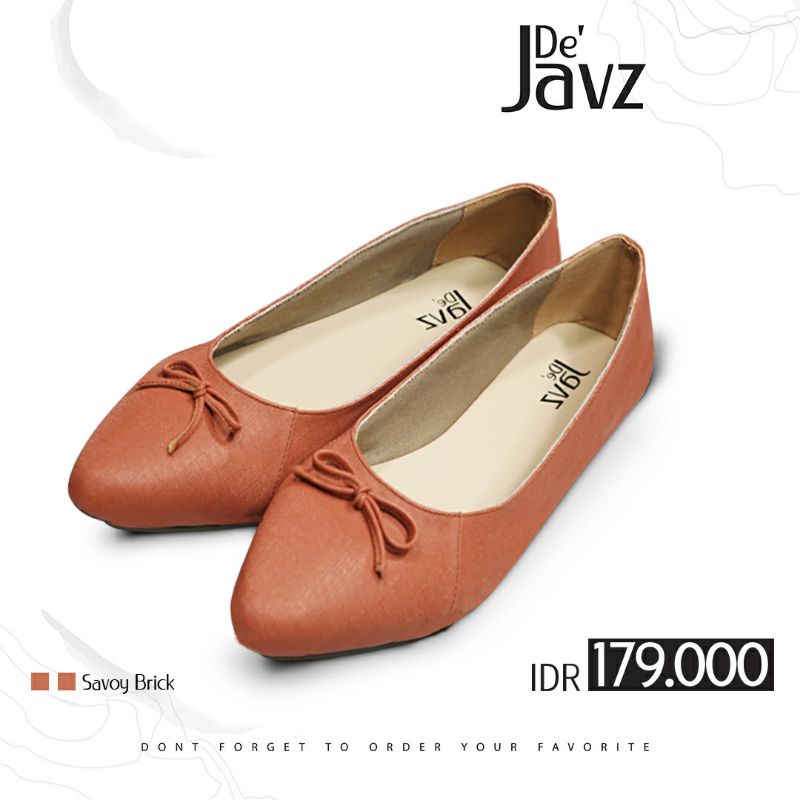 SEPATU FLAT SAVOY || De' Javz