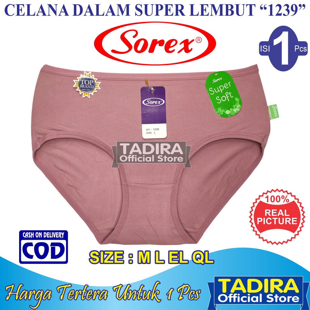 1 Pcs Celana Dalam Wanita Super Lembut SESUAI FOTO SOREK code 1239 TADIRA Store