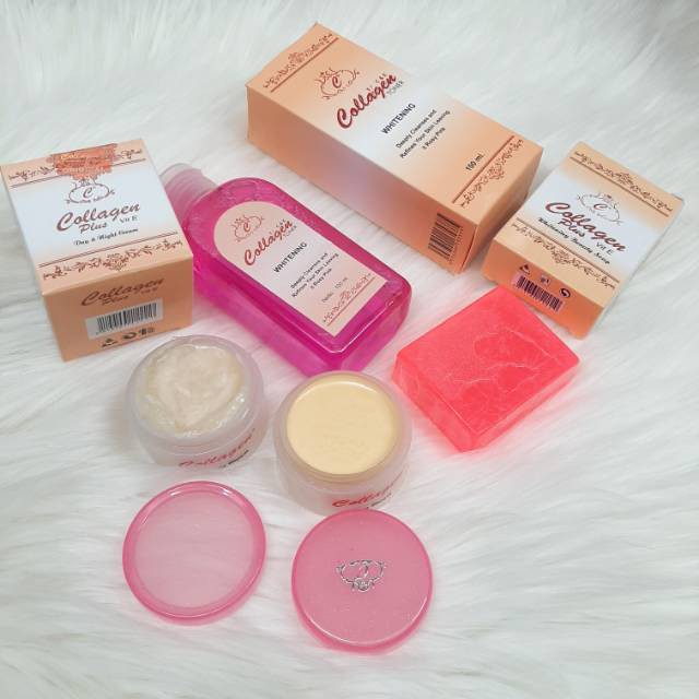 PAKET CREAM COLLAGEN WHITENING 4IN1 ORIGINAL BPOM