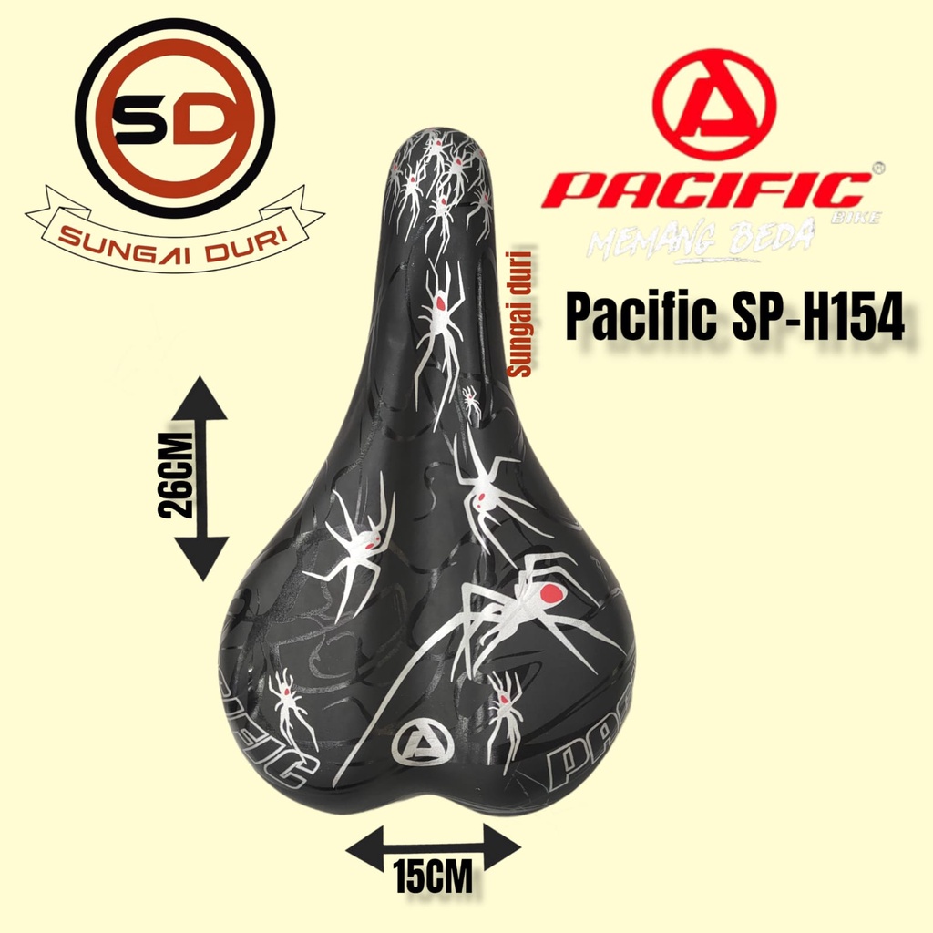 Sadel sepeda motif laba laba pacific SP-H154