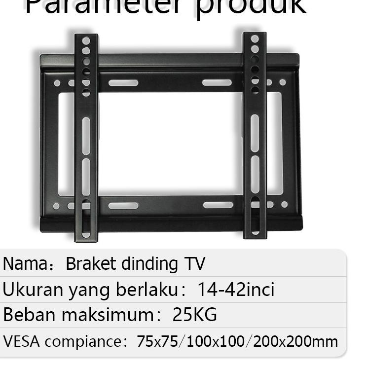 ☚ Bracket TV Dudukan LCD LED TV Yang Dapat Disesuaikan[14 inch-42 inch] ❃