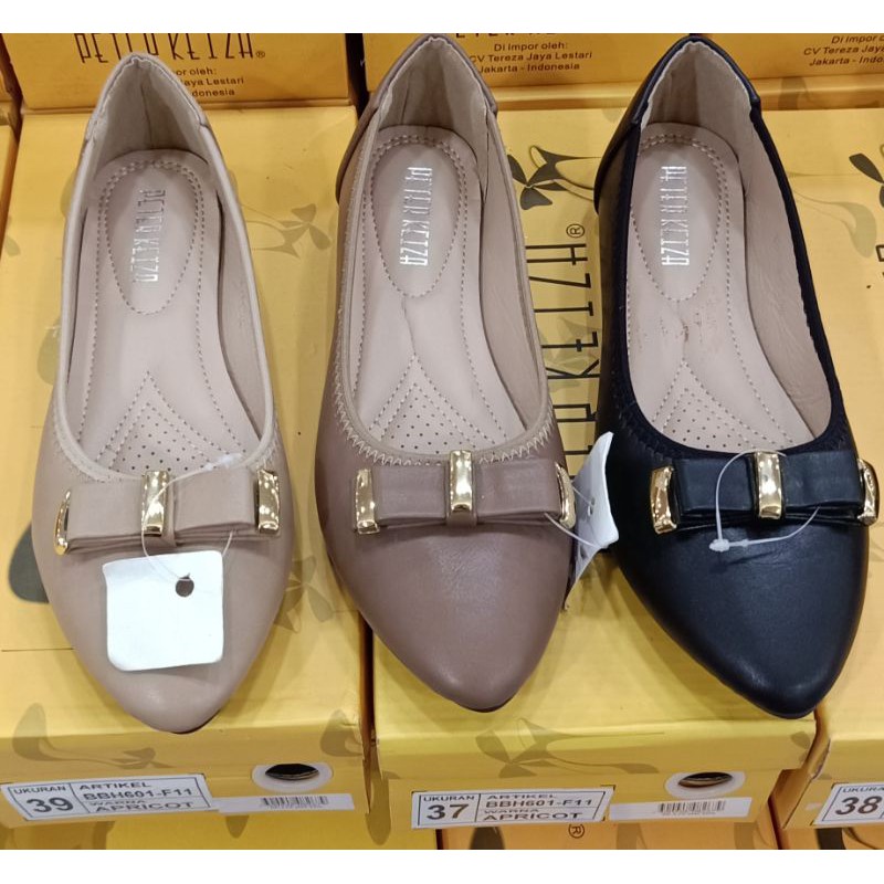 FLAT SHOES WANITA/SEPATU KERJA BRAND PETER KEIZA