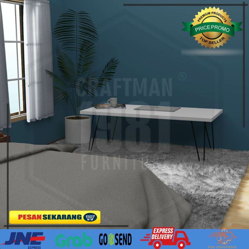 120 X 60 X 40 meja belajar kerja kantor lesehan meja makan tv teras rumah