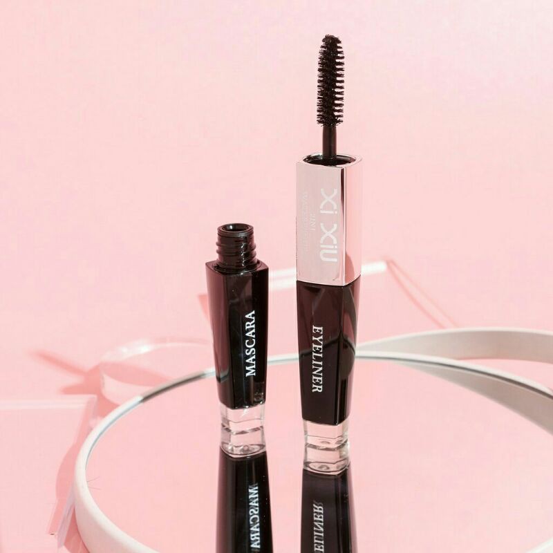 ❤️GROSIR❤️ XI XIU 2 IN 1 MASCARA &amp; EYELINER WATERPROOF