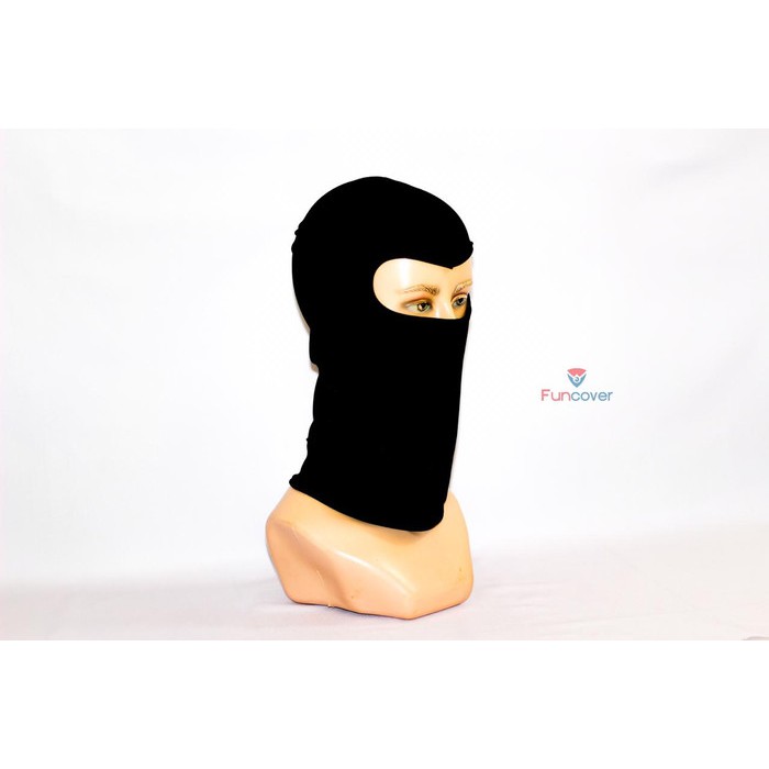 Balaclava Funcover Pelindung kepala Full face helm Masker Ninja Motor