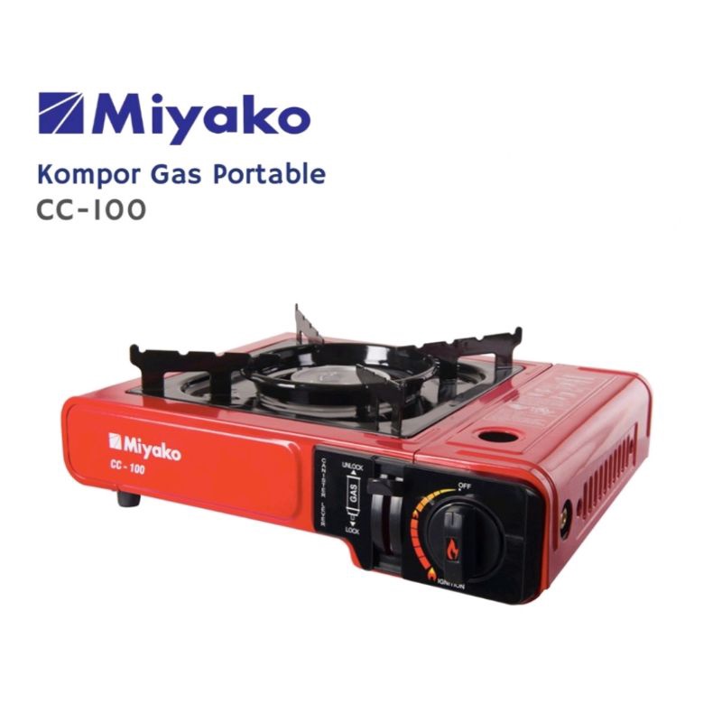 Kompor Portable Miyako CC 100 Kompor Piknik  1 Tungku Miyako cc-100