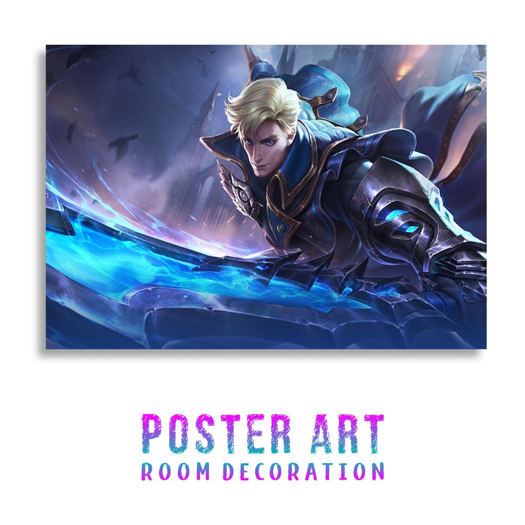 Poster Mobile Legends Alucard Demon Hunter Shopee Indonesia