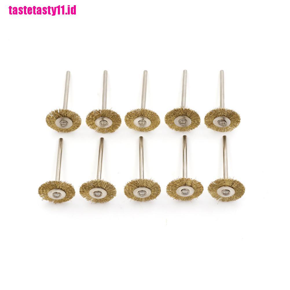 10 Pcs Alat Poles Roda Kawat Kuningan Ukuran 22MM Untuk Penggiling Die