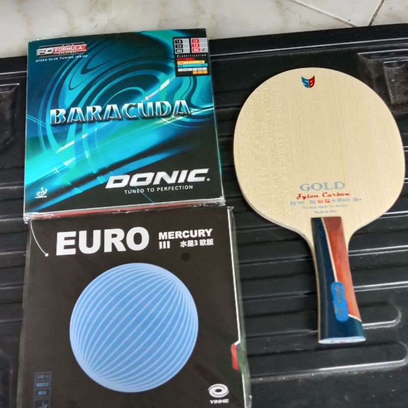 Bet Surbex gold zlc + donic barracuda + Euro III