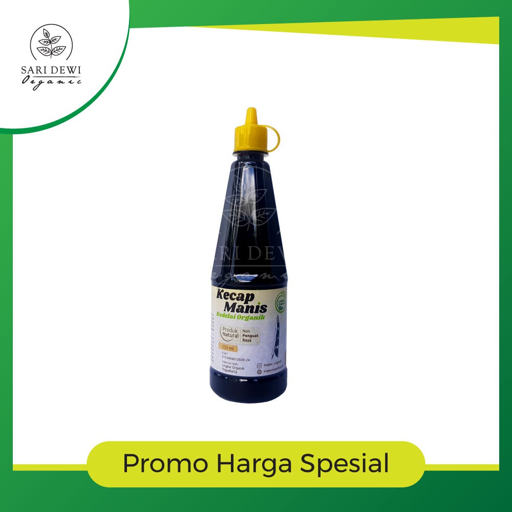 

LINGKAR ORGANIK - KECAP MANIS 350ML - ORGANIK - NON GMO - NON MSG