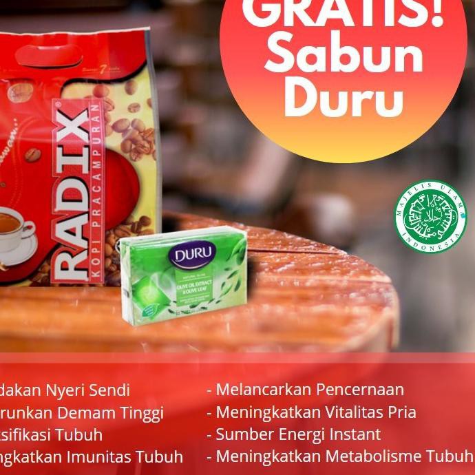 

Segera Miliki ➤ Kopi Radix Premix Coffee KEJANTANAN PRIA isi 32Sachet HPA Malaysia Original^^
