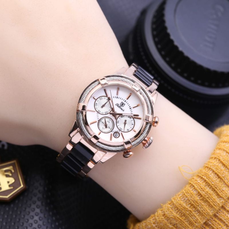Jam Tangan Wanita Tetonis Original Crono Aktif Anti Air - Jam Tangan Anti Air Bisa Buat Berenang -02