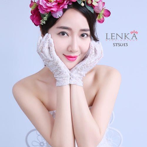 [SIAP KIRIM] BRIDAL GLOVES PUTIH PENDEK AKSESORIS WANITA PENGANTIN PESTA STS013