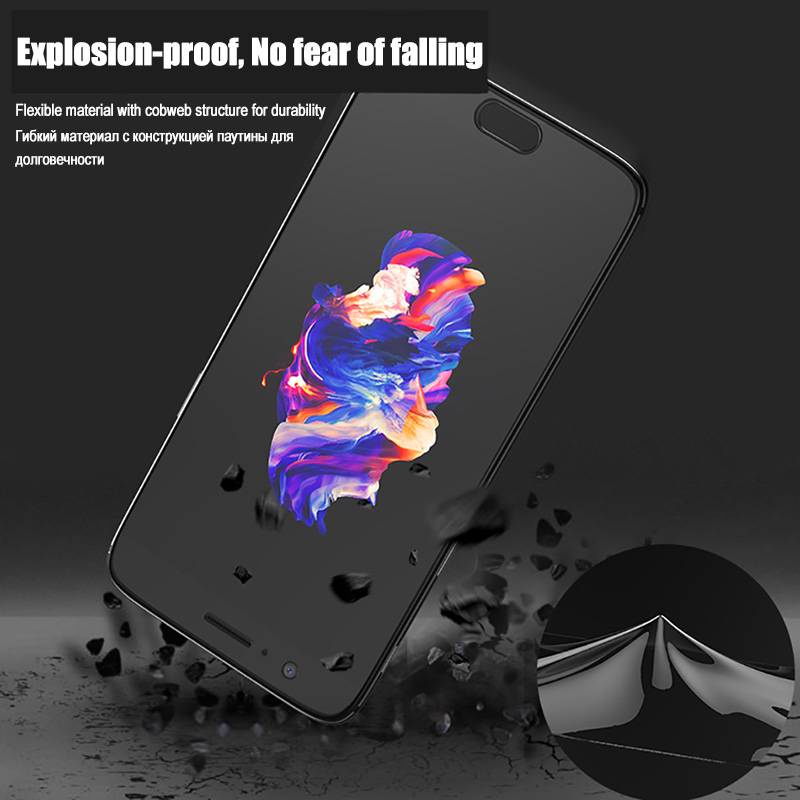 Hydrogel Film For OnePlus 7t / 7 pro / 7 / 7t pro / 6t / 6 / 5t / 5 / 8 / 8 pro / 8t / 9 / 9 pro / 9R Full Cover Soft Screen Protector Film Clear no Glass