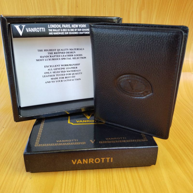 Vanrotti Dompet Pria Kulit Asli Original impor 808