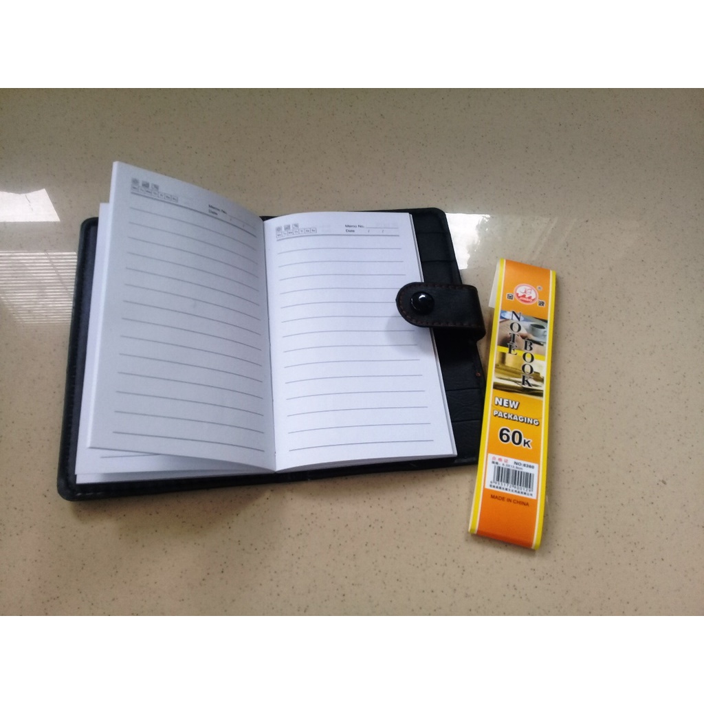 

Buku Agenda Diary Kancing 8.3cmx13.9cm Commercial Notebook 60K