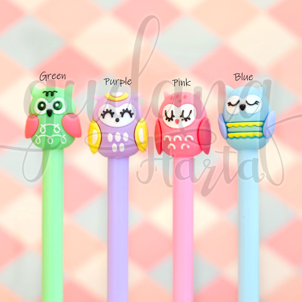

Pulpen Gel Owl Burung Hantu Lucu Unik Pena GC 307068