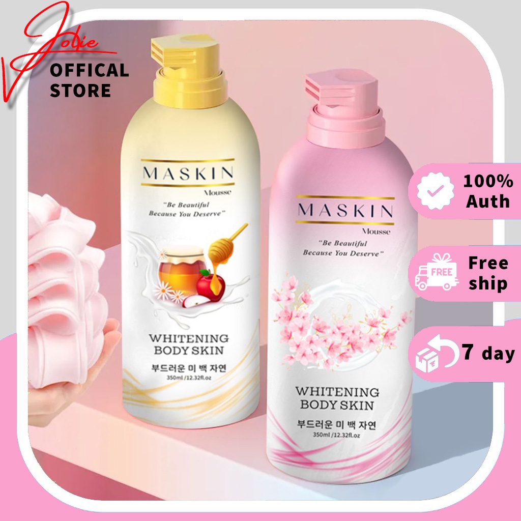Sabun mandi pemutih badan Korea Maskin Whitening moisturizing and whitening 350ml