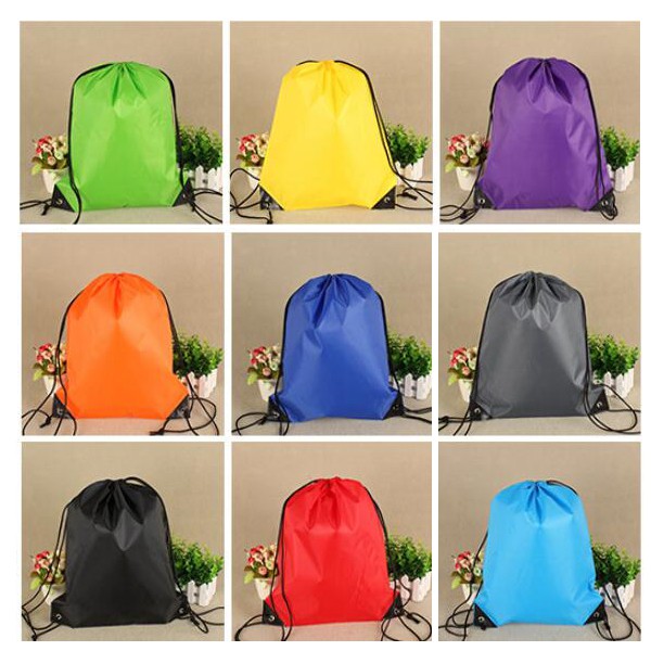 Adda Home - Tas Serut Ransel Polos String Bag Multifungsi