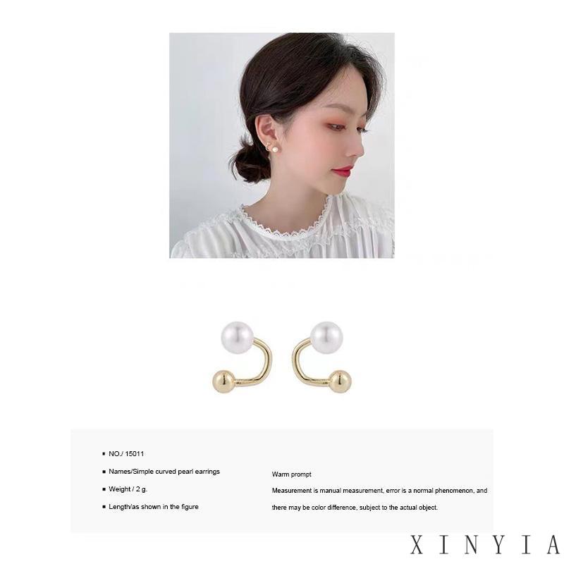 【Bayar di tempat】2023 Mode Baru Anting S925 Silver Desain Mutiara Untuk Wanita