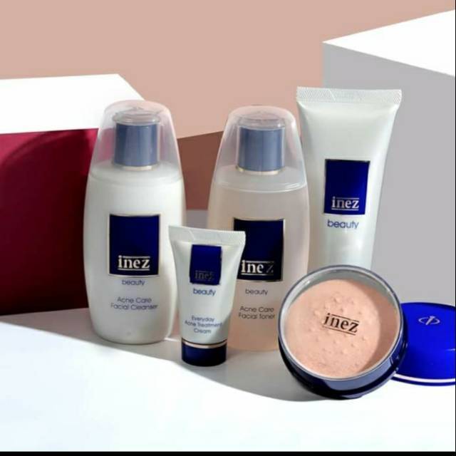 Paket perawatan jerawat inez cosmetik
