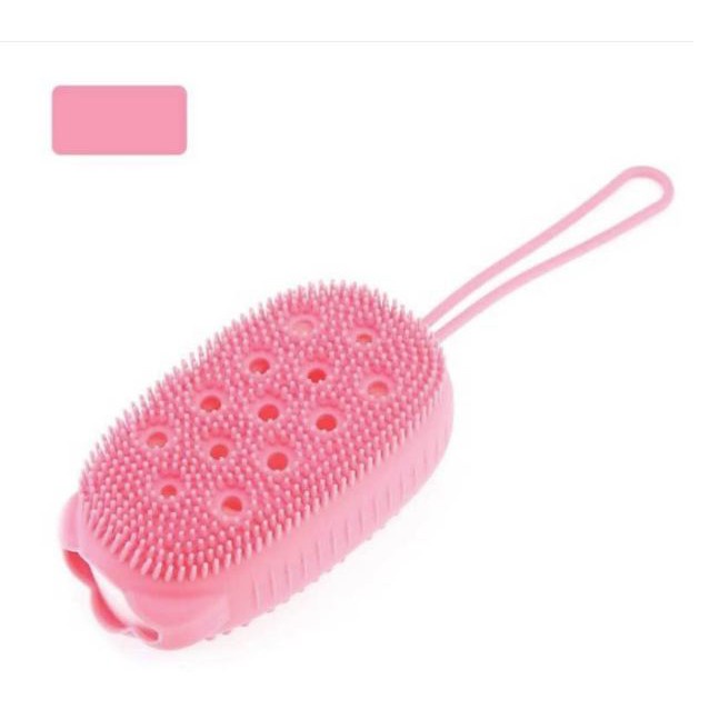 Silikon Bubble Bath Brush Shower Foaming MASSAGE Sikat Spon Mandi Puff