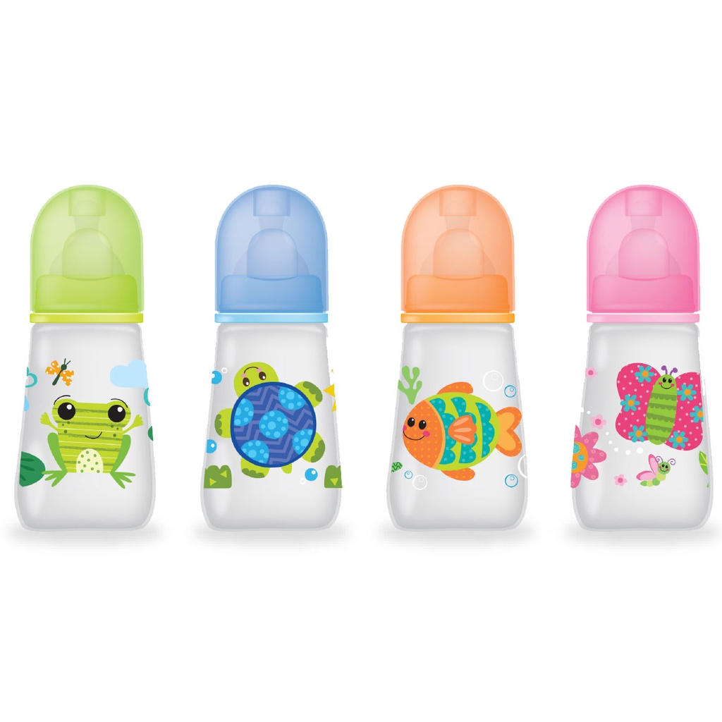 Baby Safe Bottle Embossed 125ml JS001