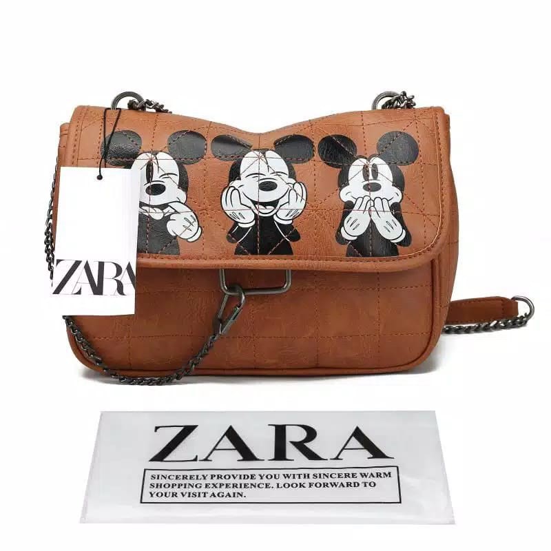 Tas Selempang Wanita Mickey Mouse Simple Fashion Import#110