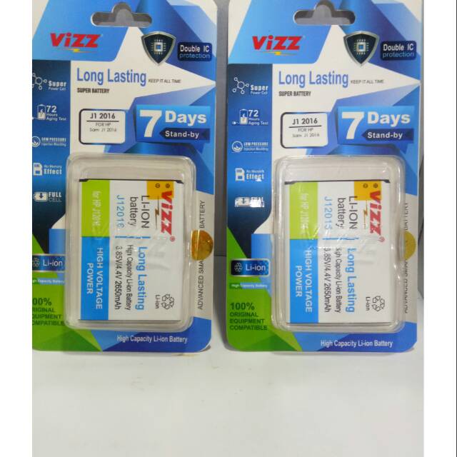 Baterai samsung vizz Galaxy J1 2016 battery Samsung Galaxy J1 2016 batt samsung j1 2016 vizz