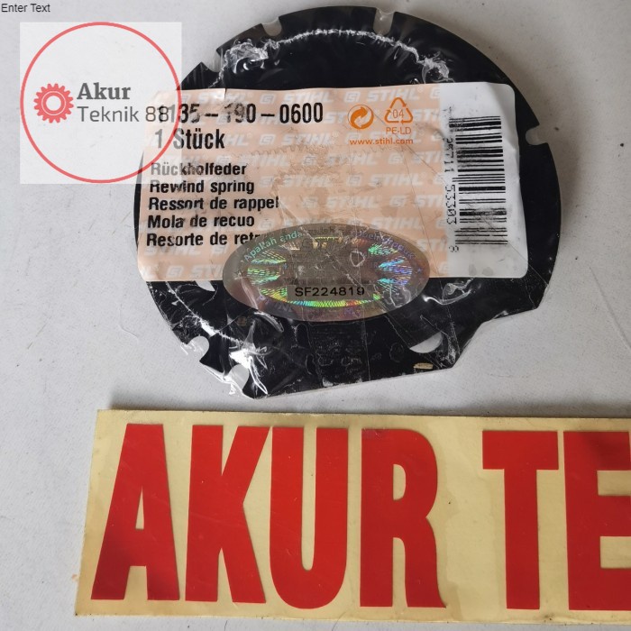 rewind spring per selah senso STIHL MS 382 STIHL ASLI