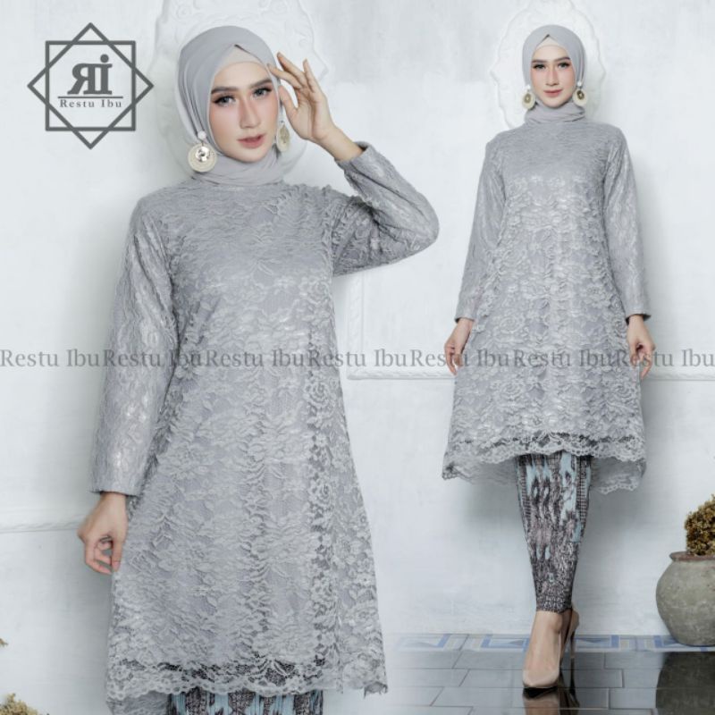 SET KEBAYA BRUKAT MODERN KEBAYA TUNIK BRUKAT KEBAYA MODERN