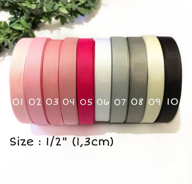 20 YARD - 1.3 cm | PITA GROSGRAIN GGF (1/2 INCH)