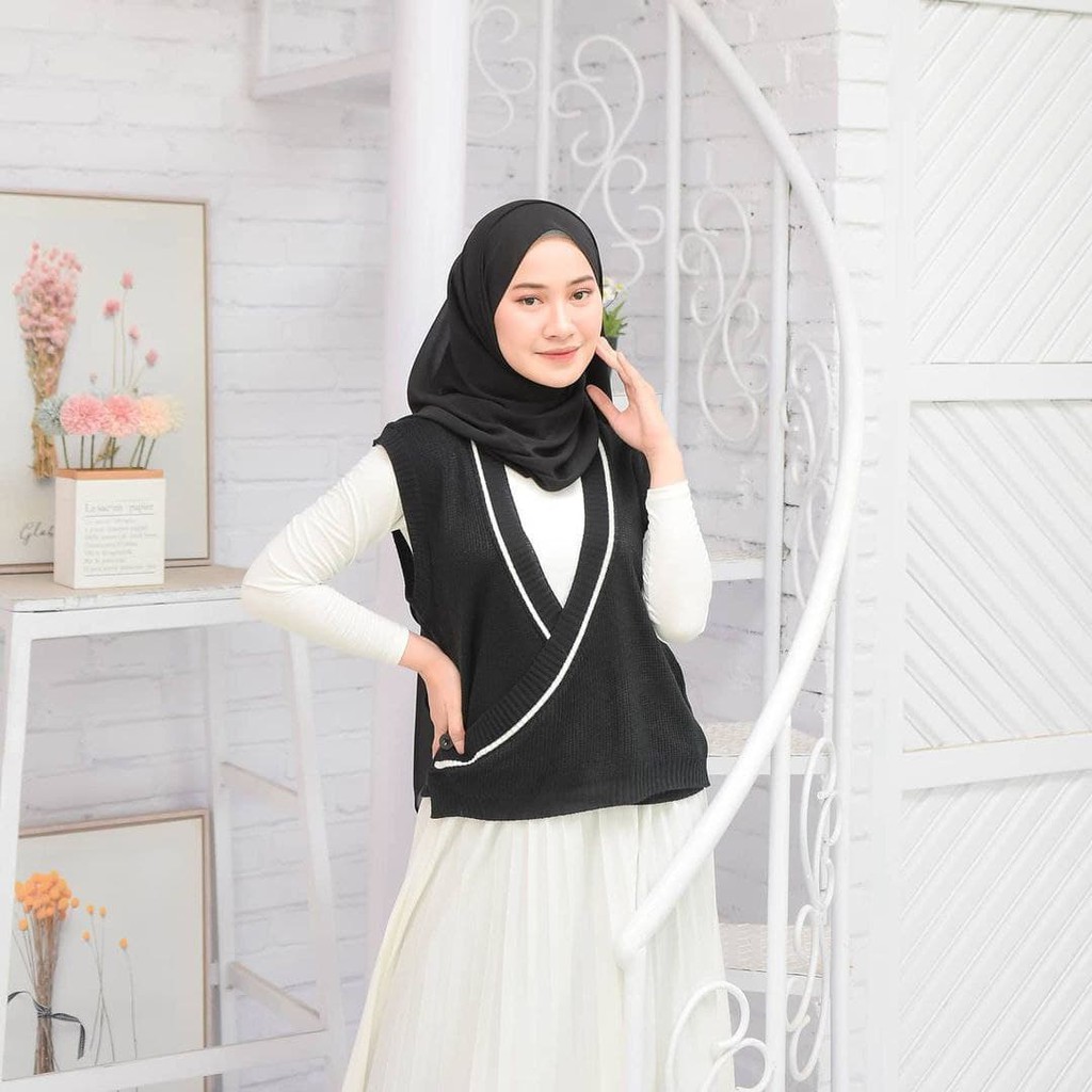 Nara Grosir - Chiyo Vest | Fashion Terkini | Sweater Termurah