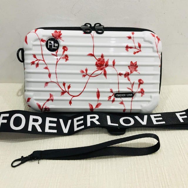 Tas Abg Selempang Murah Kekinian Multifungsi MINICOVER BUNGA MERAH Cantik