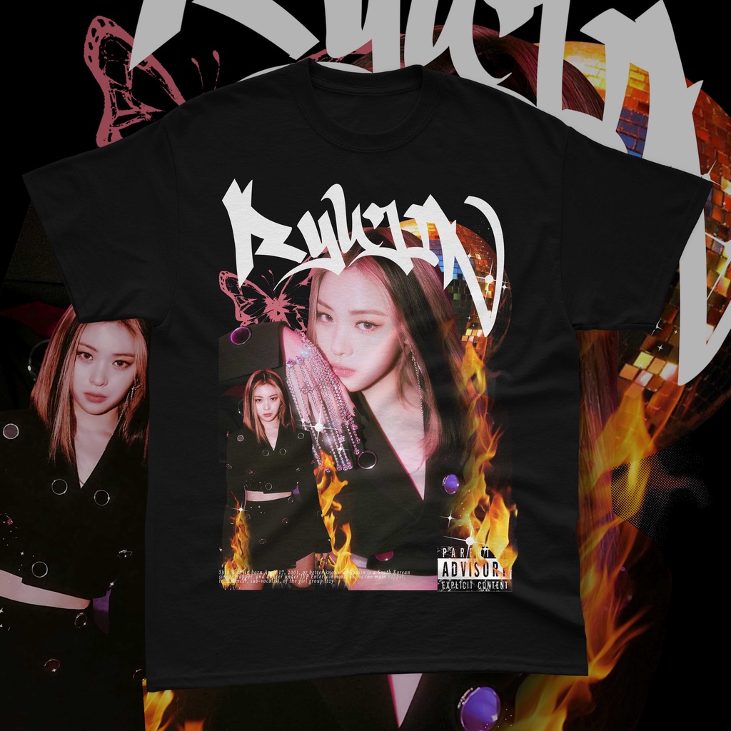 Kaos Idol Kpop Tshirt ryujin ITZY