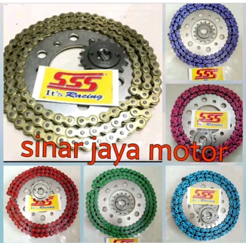 gear set sss 415 ninja r dan ninja rr kawasaki sepaket