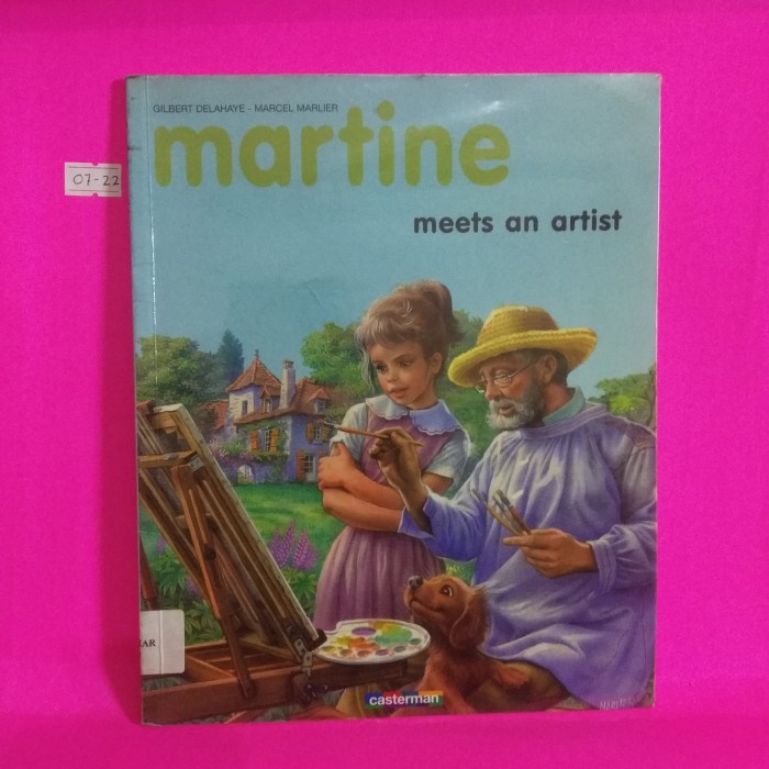 Buku cerita anak import Martine Meets an artist
