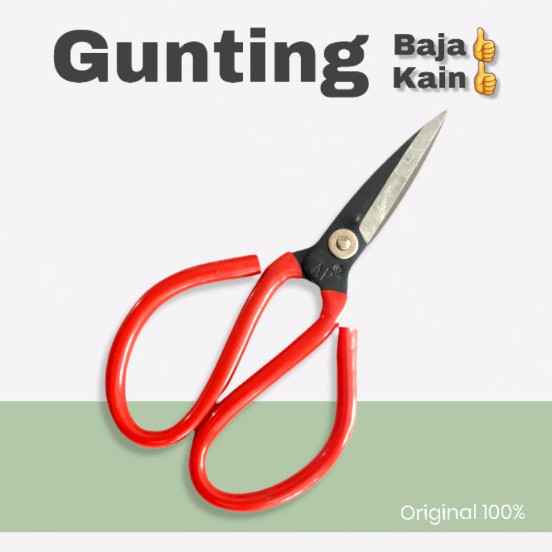 gunting baja/kain