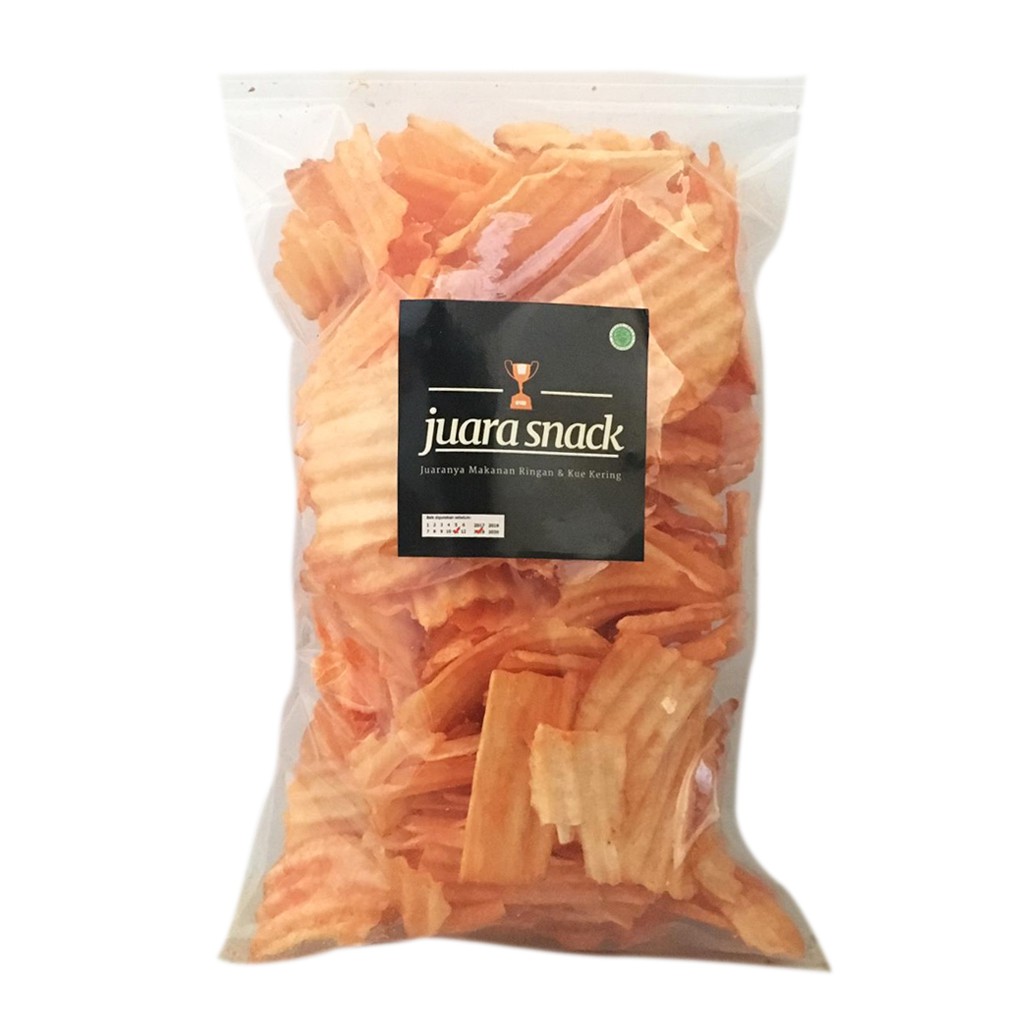 

Juara Snack - Keripik Singkong Balado 200gr