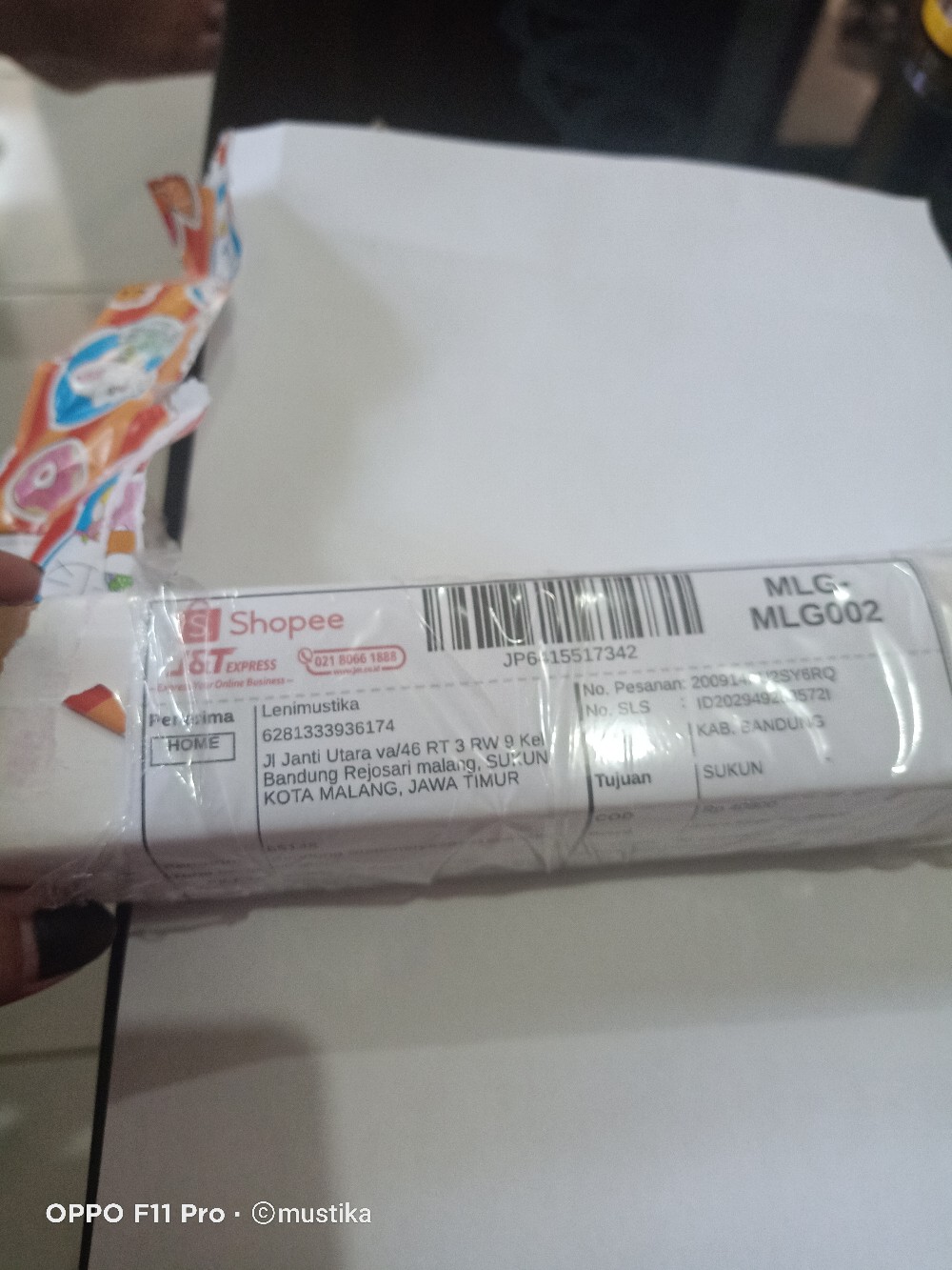 Payung Kertas Putih Polos