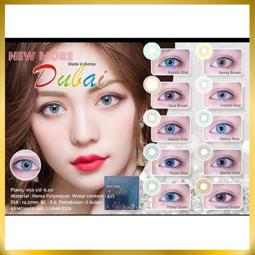 {BISA COD} SOFTLENS NEW MORE DUBAI BY CTK MINUS -2.50 SD -4.00